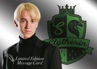 Harry Potter Ein Jahr in Hogwarts - Sticker  & Cards  -  LE Card 4 - Draco Malfoy