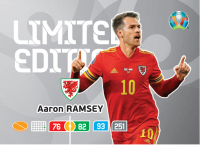 UEFA Euro 2020 Adrenalyn XL Limited Edition Card Aaron Ramsey