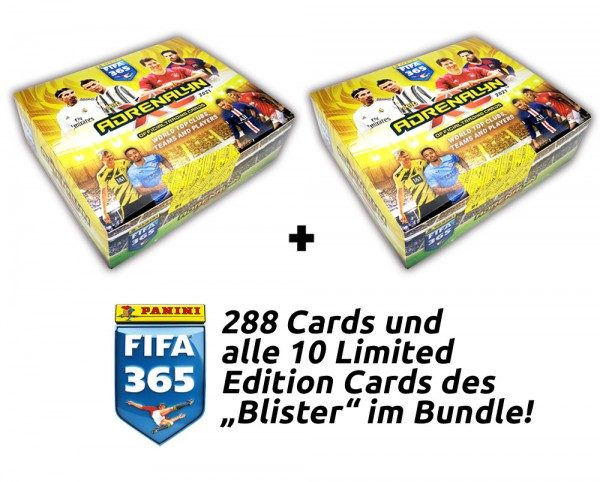 Panini FIFA 365 Adrenalyn XL 2021 Kollektion – Blister-Total-Bundle