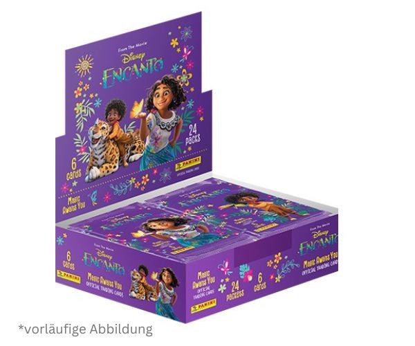 Disney Encanto - Trading Cards - Box mit 24 Flowpacks