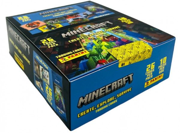 Minecraft - Create, Explore, Survive - Trading Cards - Fatpack Box