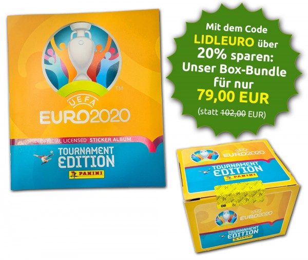 UEFA EURO 2020 Tournament Edition - Offizielle Stickerkollektion - Box-Bundle