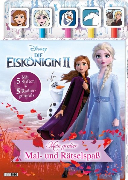 Disney Die Eiskönigin 2 - Mein großer Mal- und Rätselspaß - Cover