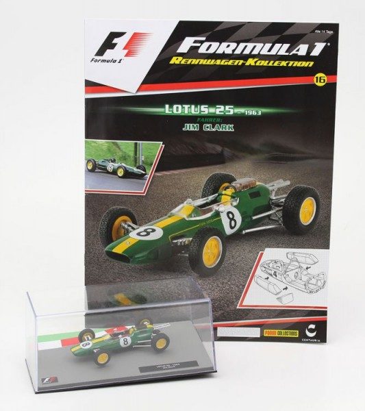 Formula 1 Rennwagen-Kollektion 16 - Jim Clark (Lotus 25)