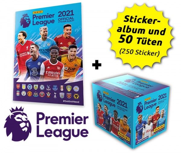Premier League 2021 Stickerkollektion – Box-Bundle