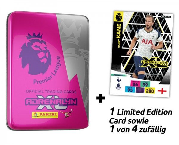 Panini Premier League Adrenalyn XL 2020/21 Kollektion – Pocket-Tin - Pink