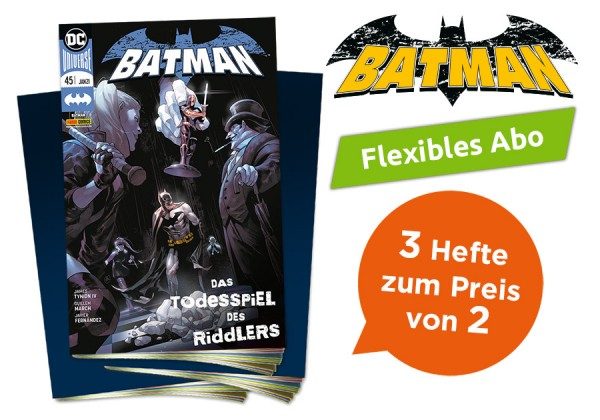 3 für 2 - Flexibles Abo - Batman Heft