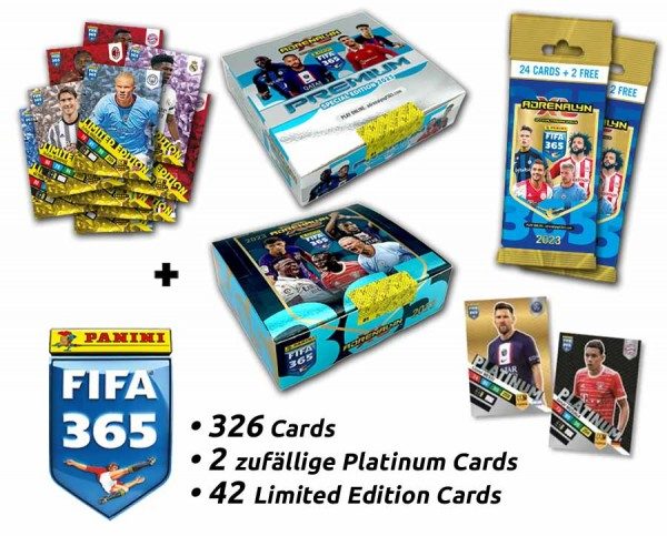 Panini FIFA 365 Adrenalyn XL 2023 Kollektion - Platinum Premium Bundle