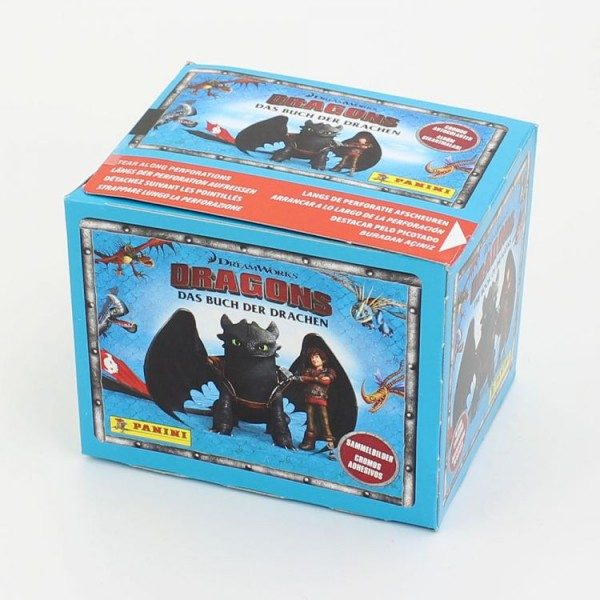 Dragons - Das Buch der Drachen Stickerkollektion - Box mit 50 Tüten