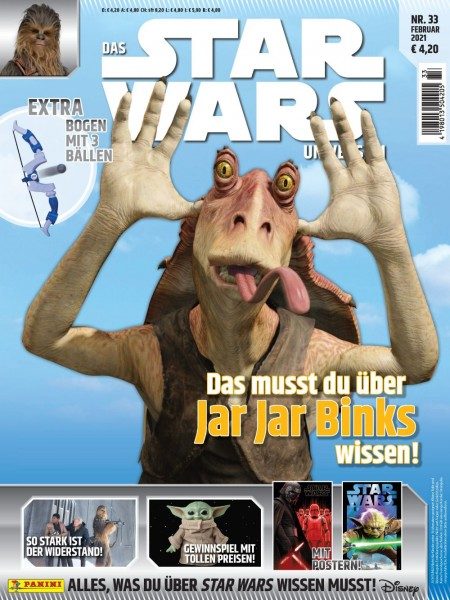 Star Wars Universum Magazin 33 Cover Jar Jar Bings