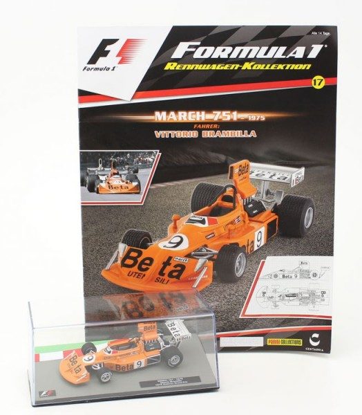 Formula 1 Rennwagen-Kollektion 17 - Vittorio Brambilla (March 751)