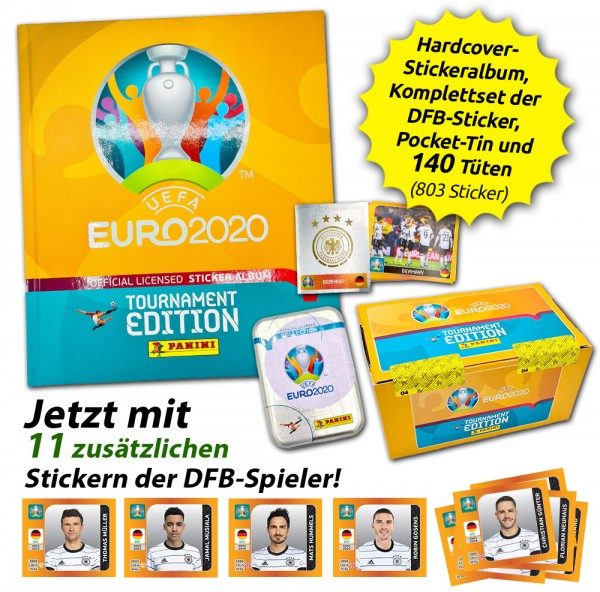 UEFA EURO 2020™ Tournament Edition - Offizielle Stickerkollektion - Hardcover Collector's Bundle