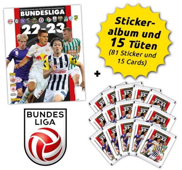 Panini Bundesliga Österreich Sticker & Cards Kollektion 2022/23 - Starter-Bundle