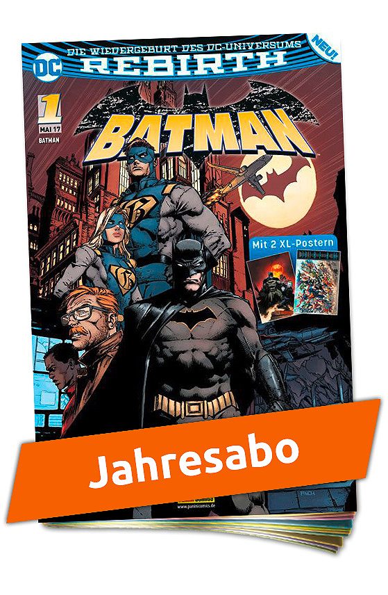 DC BATMAN inkl. Batman Rebirth Special Heft 1 DETECTIVE COMICS SAMMELSCHUBER