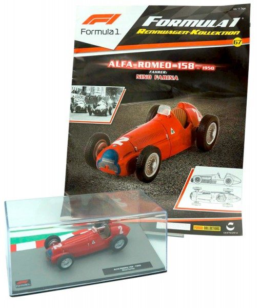 Formula 1 Rennwagen-Kollektion 67 - Nino Farina (Alfa Romeo 158) Cover
