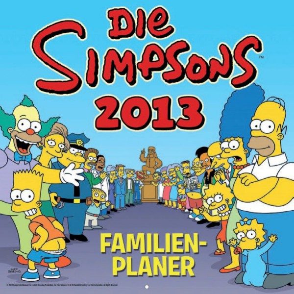 Simpsons - Familienplaner 2013
