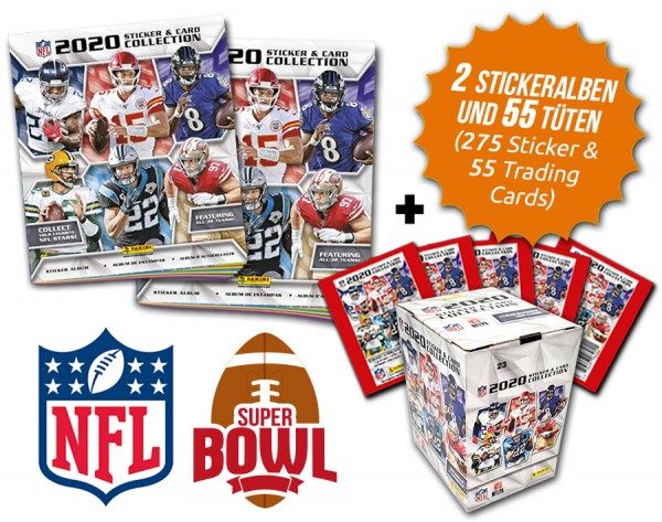NFL 2020 Sticker & Trading Cards - Super Bowl LV-Bundle