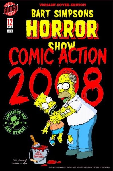 Bart Simpsons Horror Show 12 - Comic Action 2008