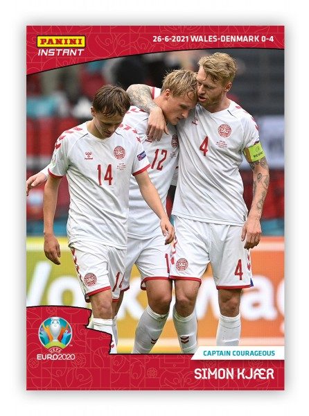 UEFA EURO 2020™ Panini Instant - Card #040- Simon Kjaer (Denmark)