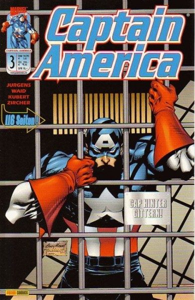 Captain America 3 (2001) - Cap hinter Gittern