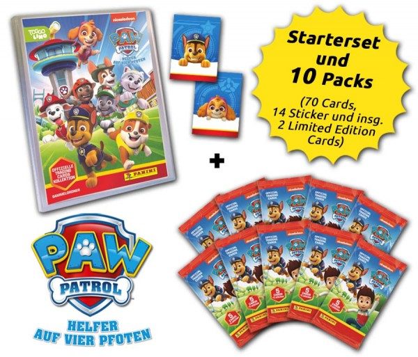 Paw Patrol Trading Cards - Schnupperbundle - Inhalt