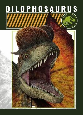 Jurassic World 3 - Sticker und Cards - LE Card 3 Dilophosaurus
