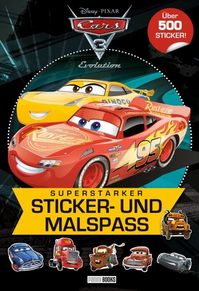 Cars 3 - Superstarker Sticker- und Malspaß - Cover