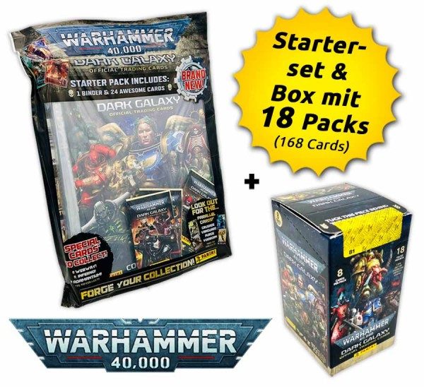 Warhammer 40.000 - Dark Galaxy Trading Cards - Box-Bundle