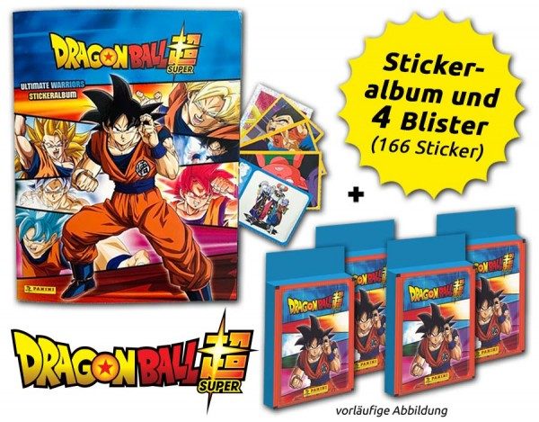 Dragon Ball Super - Ultimate Warriors Stickerkollektion - Blister-Bundle