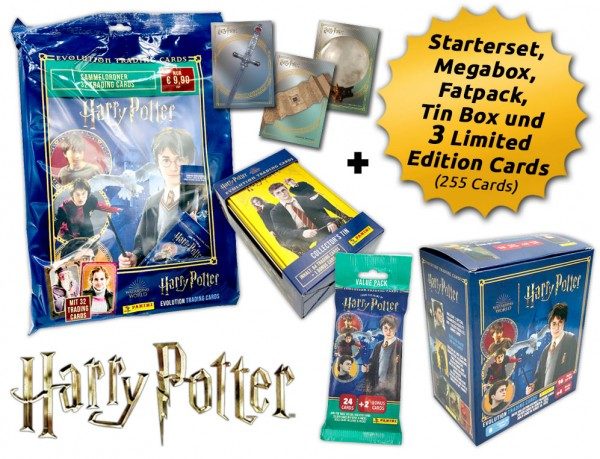 Harry Potter Evolution Trading Cards - Mega-Bundle mit Limited Edition Cards