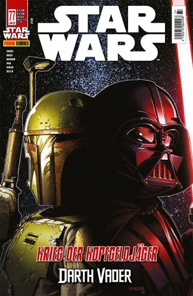 Star Wars 77 - Krieg der Kopfgeldjäger 3 & Darth Vader 15 - Cover