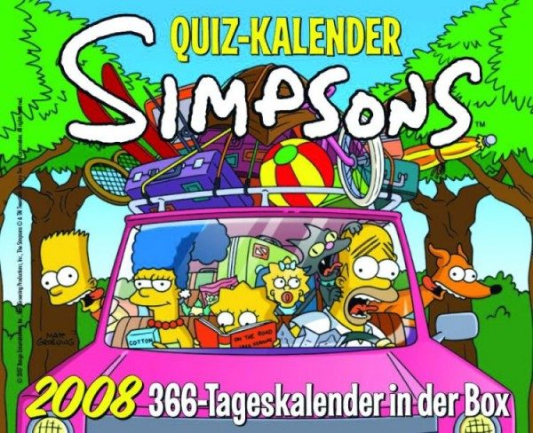 Simpsons - Quiz Kalender (2008) 366-Tageskalender in der Box