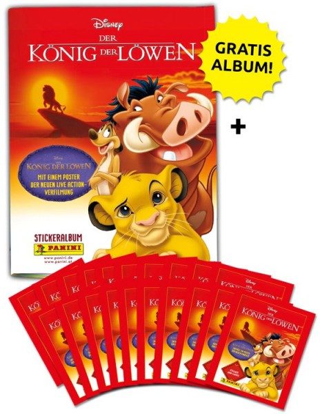 Disney der König der Löwen Stickerkollektion – Sammelbundle