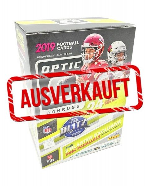 NFL 2019 DONRUSS Optic Football Trading Cards -  Blasterbox Vorne