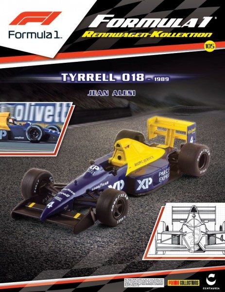 Formula 1 Rennwagen-Kollektion 105 - Jean Alesi (Tyrell 018) Cover