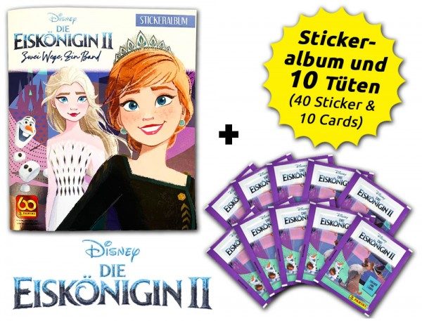 Disney - Die Eiskönigin 2 - Zwei Wege, Ein Band - Sticker und Cards - Schnupperbundle