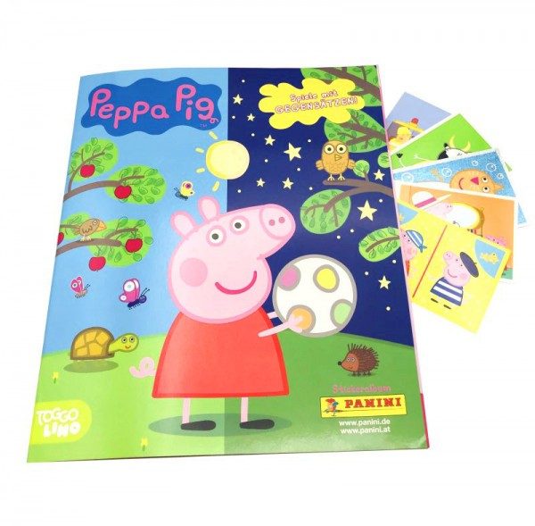 Peppa Pig - Spiele mit Gegensätzen - Sticker & Cards - Album Cover