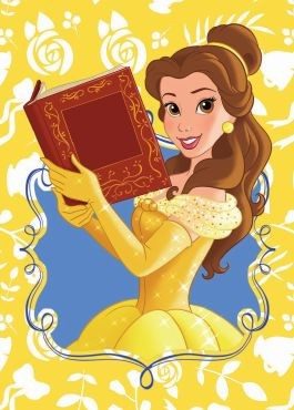 Disney Prinzessin - Lebe dein Abenteuer - Sticker & Cards - LE Card 1 Belle