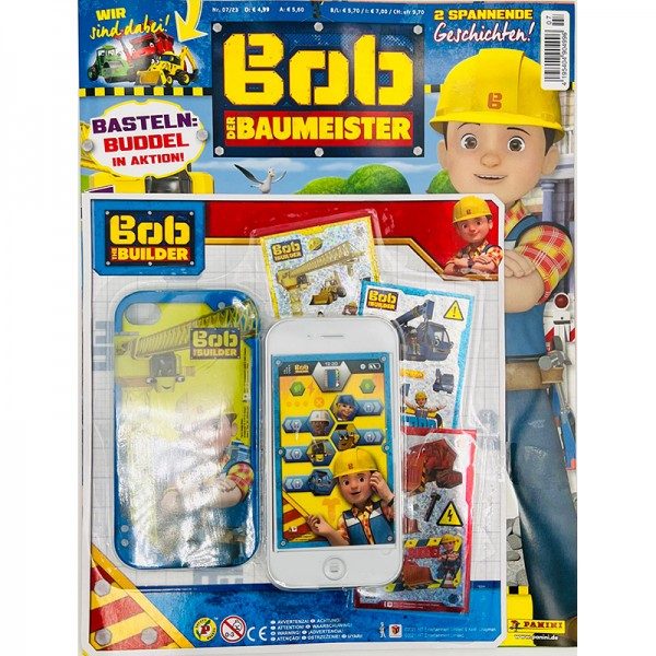 Bob der Baumeister Magazin 07/23 - Cover mit Extra