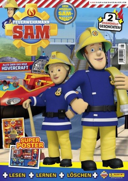 Feuerwehrmann Sam Magazin 08/23 Cover