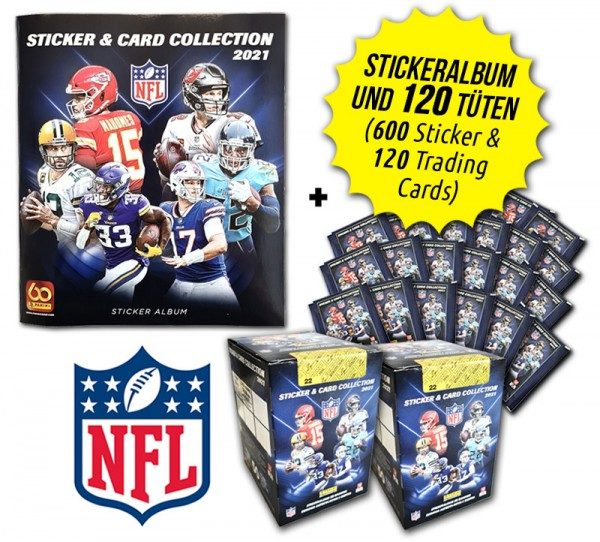NFL 2021 Sticker & Trading Cards - Touchdown-Bundle