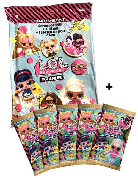 L.O.L. Surprise! #Glamlife Trading Cards Kollektion - Schnupperbundle - Inhalt
