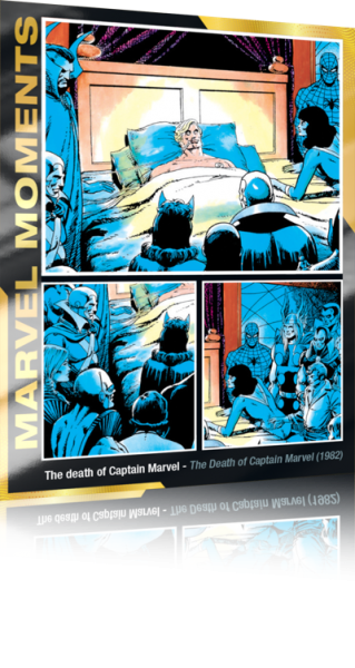 Marvel Moments - Marvel Versus - Card #09 - The Death of Captain Marvel (1982)