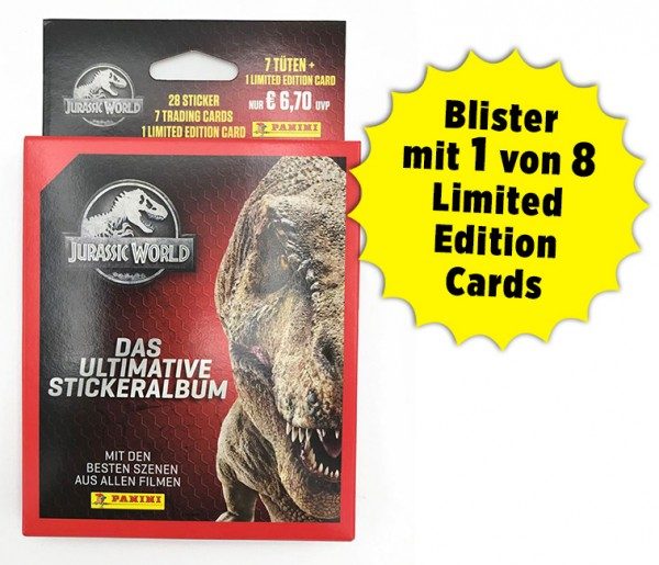 Jurassic World Anthology - Sticker und Cards - Blister 