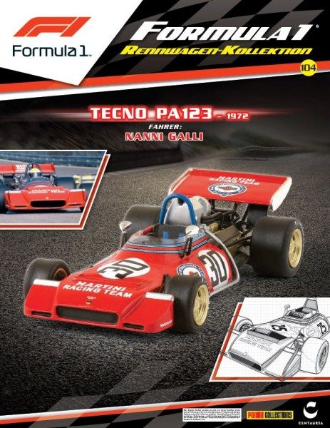 Formula 1 Rennwagen-Kollektion 104 - Nanni Galli (Tecno PA123)