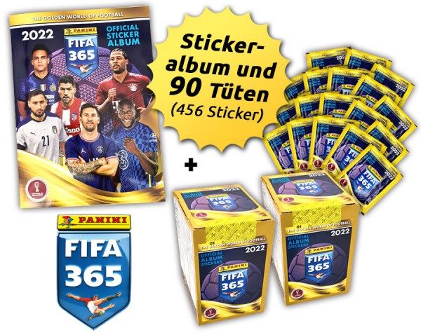 Panini FIFA 365 Stickerkollektion 2022 - Mega-Bundle