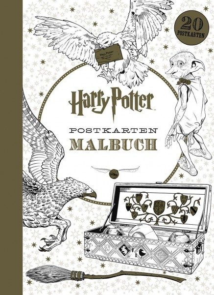 Harry Potter - Postkarten Malbuch