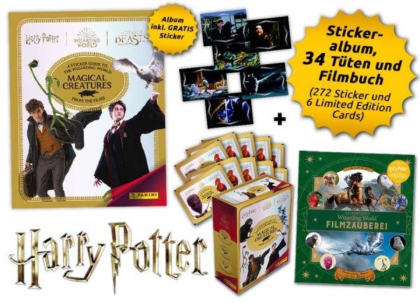 Harry Potter Sticker-Guide - Magische Kreaturen Hippogreif-Bundle