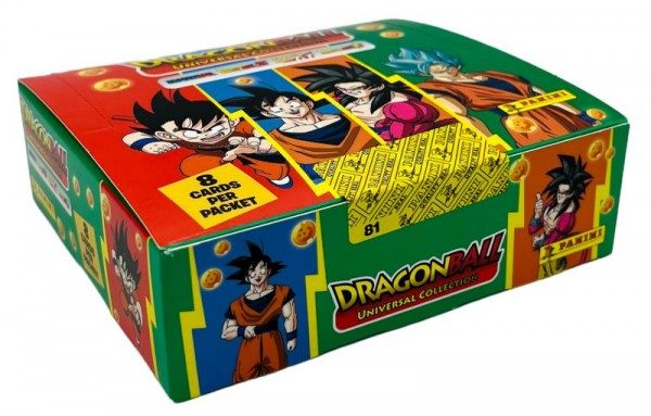 Dragon Ball Universal Trading Cards - Flowpack-Box mit 18 Packs