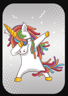 Unicorns - Sticker & Cards - LE Card 4